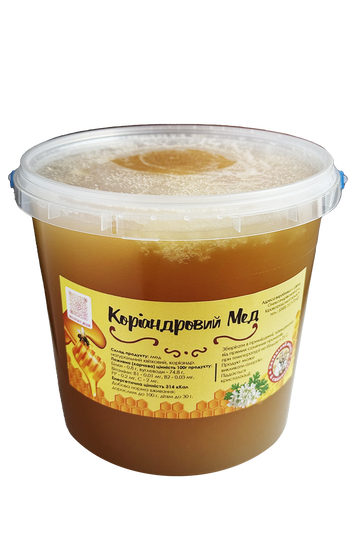 Мед коріандровий, 1400 г 0293 фото
